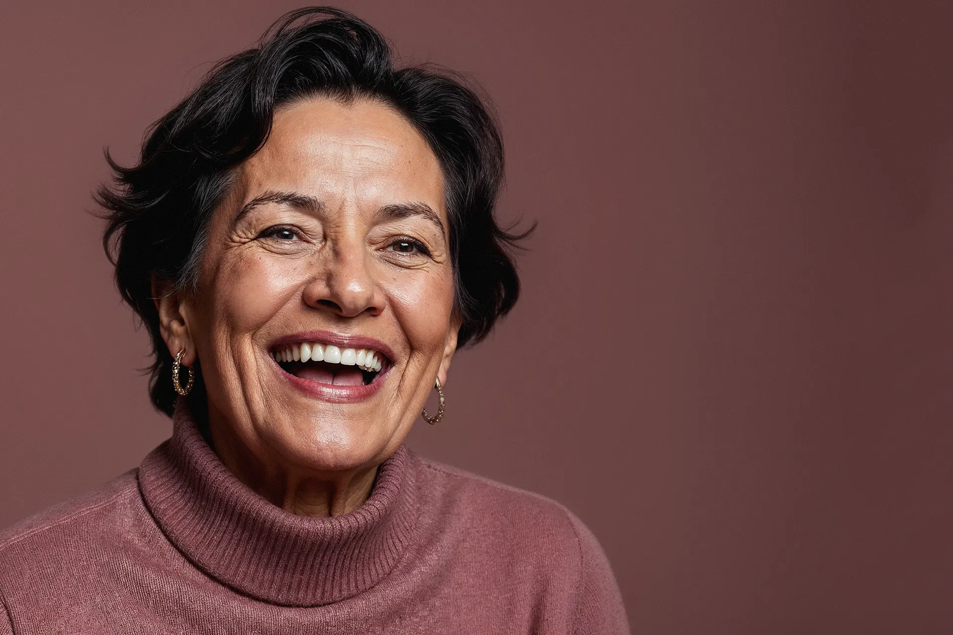 Mujer sonriendo
