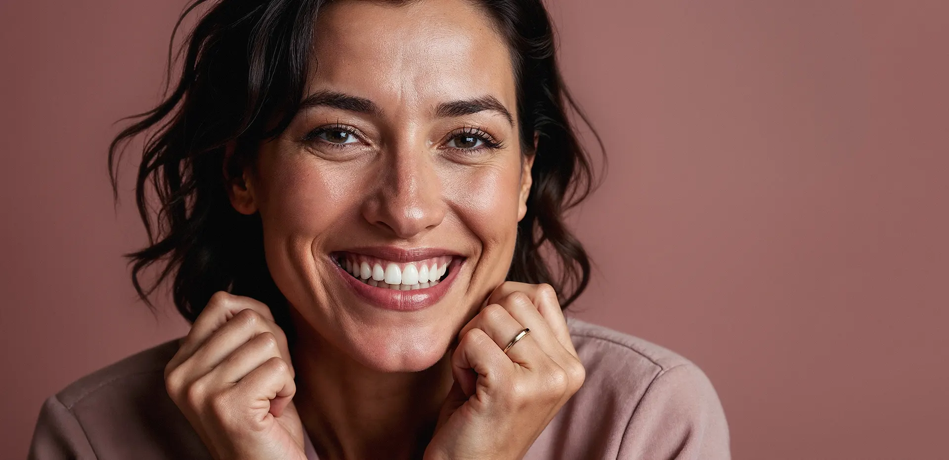 Mujer sonriendo